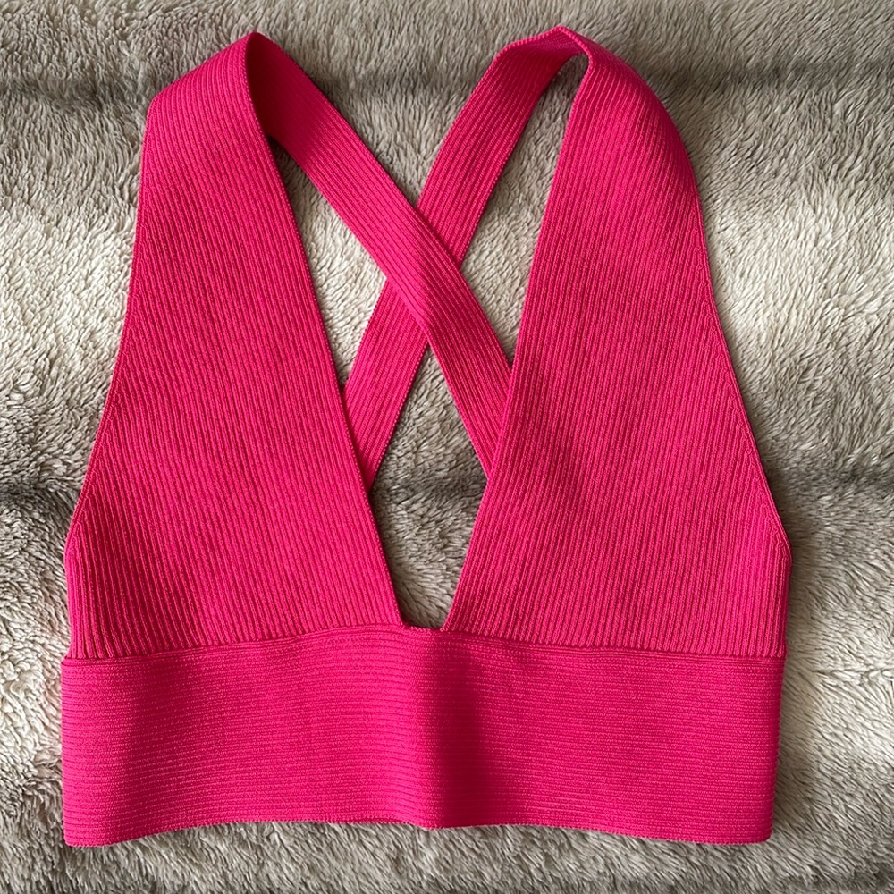 Hot Pink Crop Top